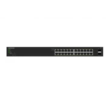 NETGEAR GS324TPv2 hallittava L2/L3 Gigabit Ethernet (10/100/1000) Power over Ethernet (PoE) 1U musta
