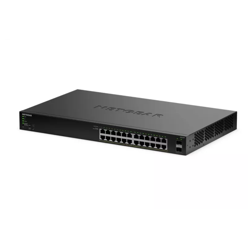 NETGEAR GS324TPv2 hallittava L2/L3 Gigabit Ethernet (10/100/1000) Power over Ethernet (PoE) 1U musta
