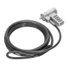Targus ASP96RGLX kaapelilukko hopea 2 m