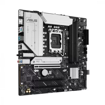 ASUS PRIME B760M-A WIFI II emolevy, micro ATX, Intel B760, LGA 1700, DDR5, 4 DIMM-paikkaa, jopa 256 GB, Wi-Fi 6E, 2,5Gb Ethernet
