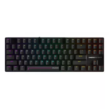 Mekaaninen pelinäppäimistö Cherry MX 8.2 Pro TMR Wireless Tenkeyless 88 näppäintä RGB USB + RF + Bluetooth QWERTY US International musta
