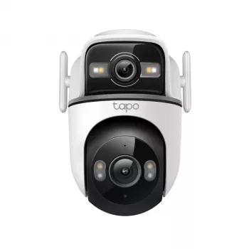 Dome-IP-valvontakamera TP-Link Tapo TC47 – 2304×1296, 6 mm objektiivi, 360° vaakasuora, sisä/ulko, kattoasennus, langallinen & Wi‑Fi
