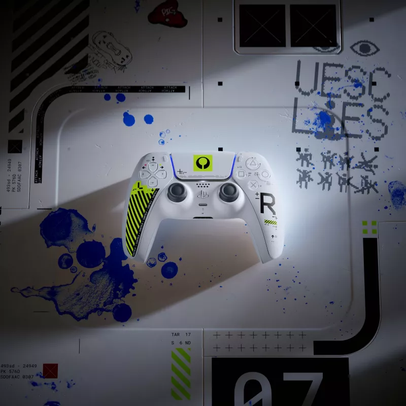 Sony DualSense Wireless Controller - Marathon Limited Edition valkoinen, vihreä Bluetooth/USB-peliohjain analoginen / digitaalinen Android, MAC, PC, PlayStation 5, iOS