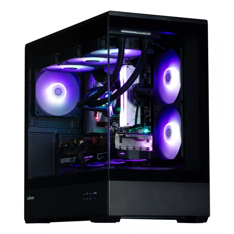 Zalman P30 Mini Tower musta