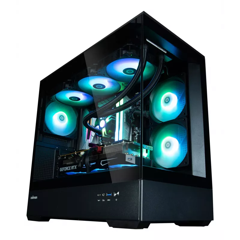 Zalman P30 Mini Tower musta