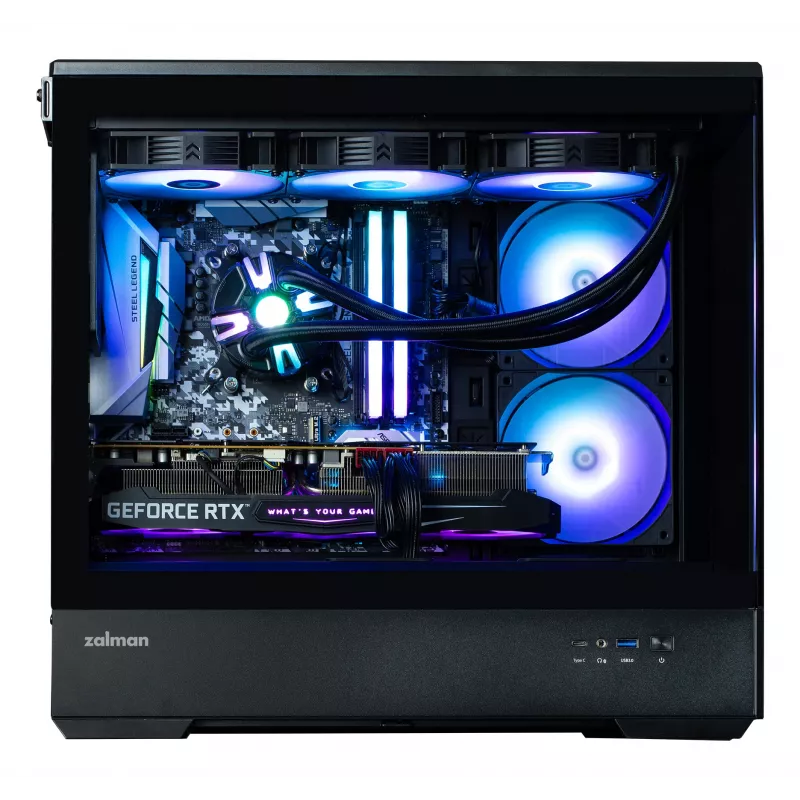 Zalman P30 Mini Tower musta