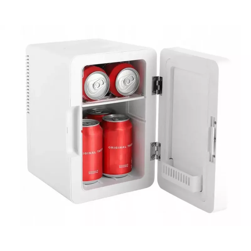 Minijääkaappi LED-meikkipelillä Elle ESDAF01WHEU 6 l valkoinen
