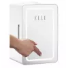 Minijääkaappi LED-meikkipelillä Elle ESDAF01WHEU 6 l valkoinen