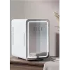 Minijääkaappi LED-meikkipelillä Elle ESDAF01WHEU 6 l valkoinen