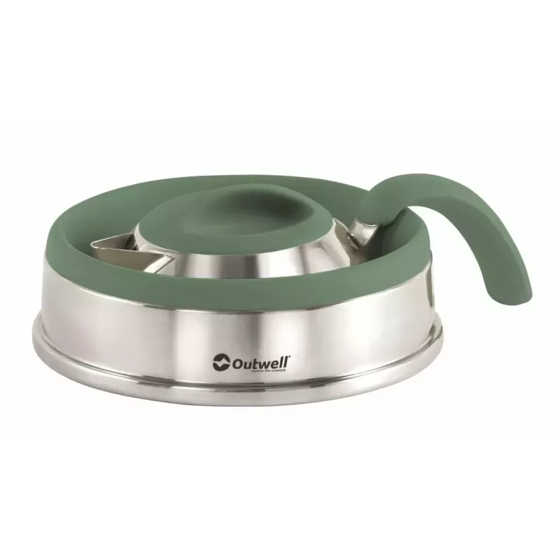 Outwell Collaps Kettle 1,5 l – kokoon taittuva retkikeitin, Shadow vihreä