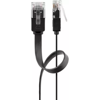 Verkkokaapeli Goobay 95383 musta 15 m Cat6 U/UTP