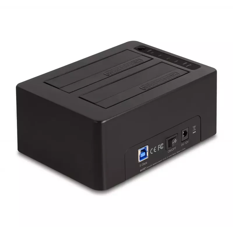 HDD/SSD-kotelo DeLOCK 64187 musta 2,5/3,5 tuumaa 5 Gbit/s