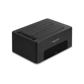 HDD/SSD-kotelo DeLOCK 64187 musta 2,5/3,5 tuumaa 5 Gbit/s