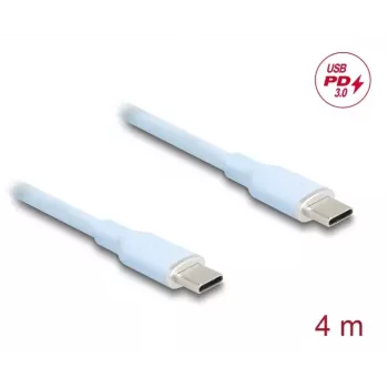 DeLOCK USB-kaapeli USB 2.0 4 m USB-C sininen 81236