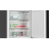 Siemens iQ500 KG49N4XAF jää-pakastinyhdistelmä vapaasti seisova 440 L musta