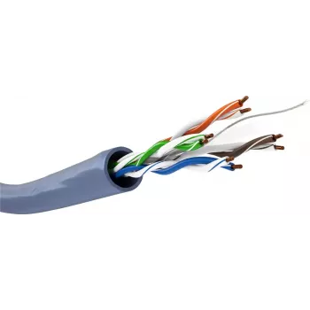Verkkokaapeli GOOBAY 96096 Cat6a U/UTP rullassa, 100 m, sininen