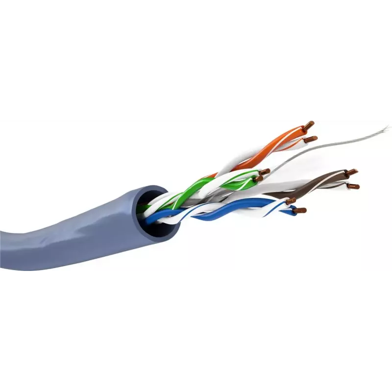 Verkkokaapeli GOOBAY 96096 Cat6a U/UTP rullassa, 100 m, sininen