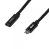 USB-C 40Gbps jatkokaapeli 1 m — club 3d, USB C - USB C, musta