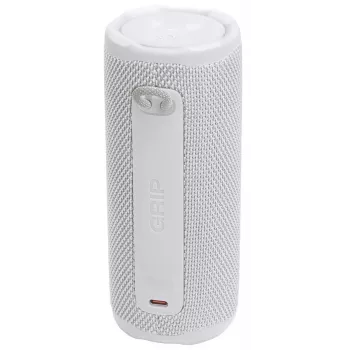 JBL Grip mono-kaiutin valkoinen — 16 W RMS, Bluetooth, USB-C, sisäänrakennettu akku