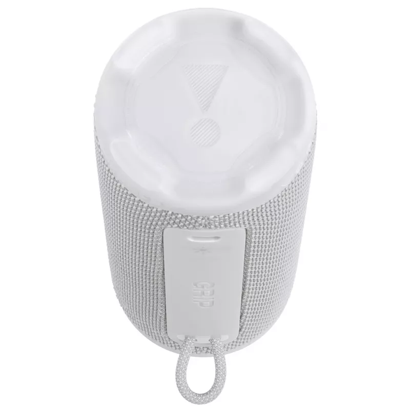 JBL Grip mono-kaiutin valkoinen — 16 W RMS, Bluetooth, USB-C, sisäänrakennettu akku