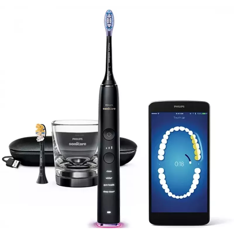 Philips Sonicare DiamondClean Smart DiamondClean Smart HX9917/89 -ääniharjashammasharja + 2 harjaspäätä ja sovellus