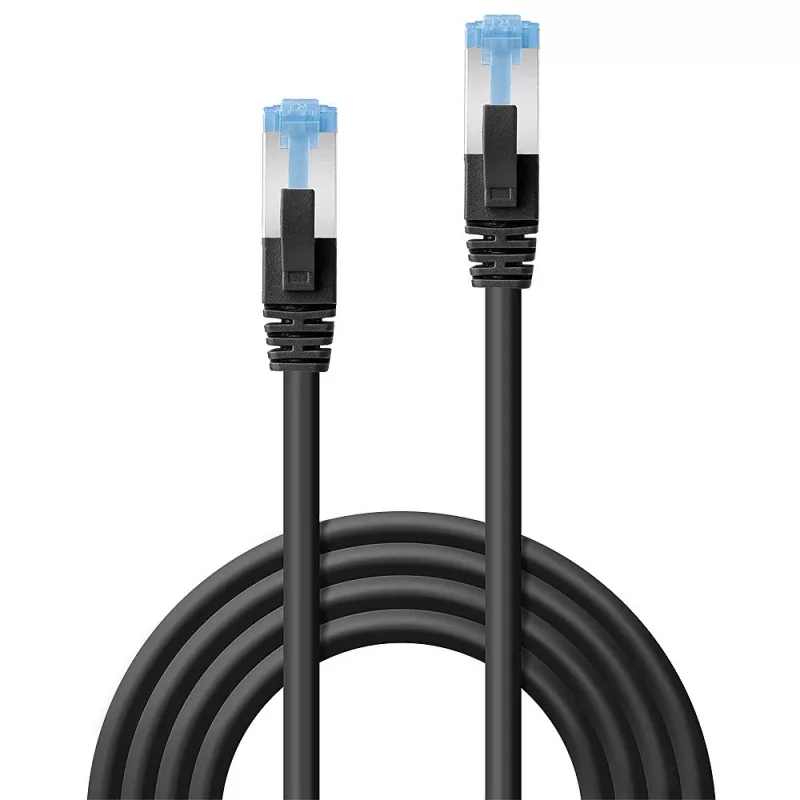 Lindy 47414 verkkokaapeli musta 2 m Cat6a S/FTP (S-STP)