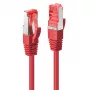 Lindy 47731 verkkokaapeli punainen 0,5 m Cat6 S/FTP (S-STP)