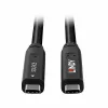 Lindy 15 m USB 3.2 Gen 2 & DP 1.4 Type C -hybridikaapeli, musta