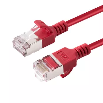 Microconnect V-FTP6A03R-ohut verkkokaapeli punainen 3 m Cat6a U/FTP (STP)