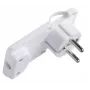 Microconnect PESCHPLUG-W virtapistokeadapteri tyyppi F valkoinen
