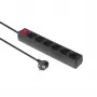 Microconnect GRU0063B jatkojohto 3 m 6 AC-lähtöä sisäkäyttöön musta