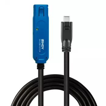 Lindy 5 m USB 3.2 Gen 1 C/A Active Extension Pro, 5 m, USB-C, USB-A, USB 3.2 Gen 1 (3.1 Gen 1), musta