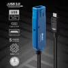 Lindy 5 m USB 3.2 Gen 1 C/A Active Extension Pro, 5 m, USB-C, USB-A, USB 3.2 Gen 1 (3.1 Gen 1), musta