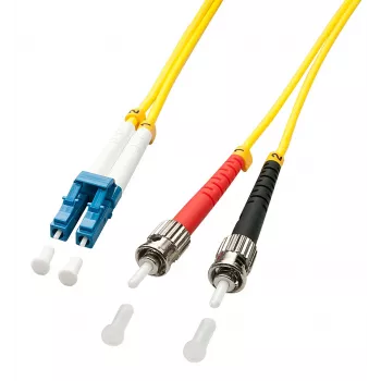 Lindy 1 m LC/ST InfiniBand/kuitu-kaapeli monivärinen, keltainen