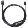 Manhattan USB-C - HDMI -kaapeli, 4K@30Hz, 2 m, musta, uros-uros, kolmen vuoden takuu
