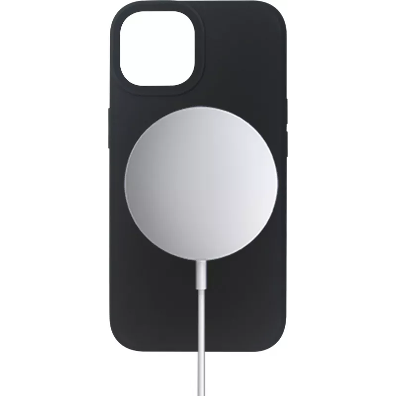 Puhelinkotelo eSTUFF Apple iPhone 12 / 12 Pro -laitteelle, silikoni, sopii 15,5 cm (6,1 inch) näytölle, musta