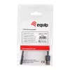Equip 147945 audiokaapeli 0,15 m 3,5 mm USB Type-A musta