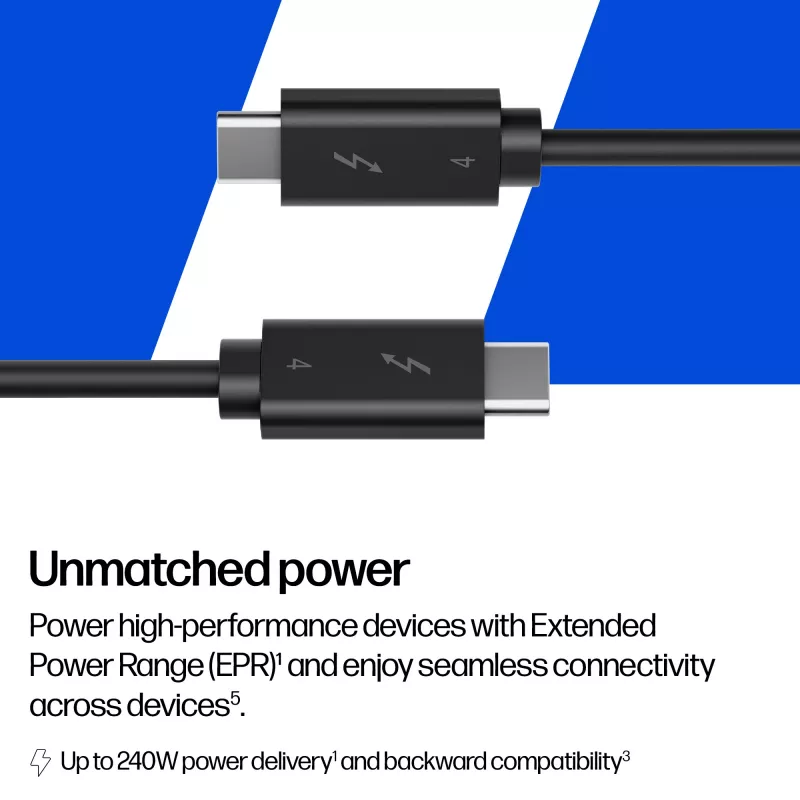 HP 240W Thunderbolt 4 -kaapeli