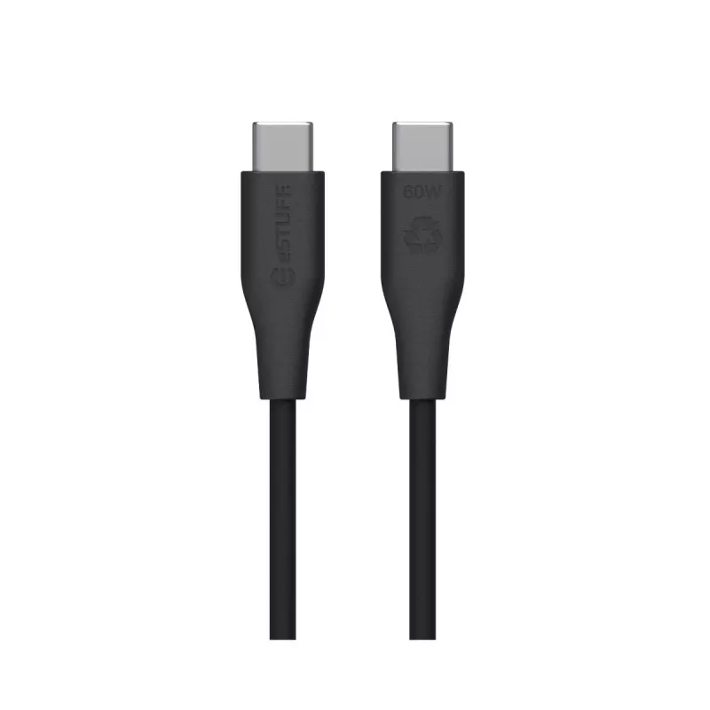 eSTUFF ES604180 USB-kaapeli USB 2.0 1 m USB-C musta