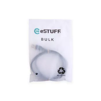 eSTUFF ES605180-BULK USB-kaapeli USB 2.0 1 m USB C USB A musta