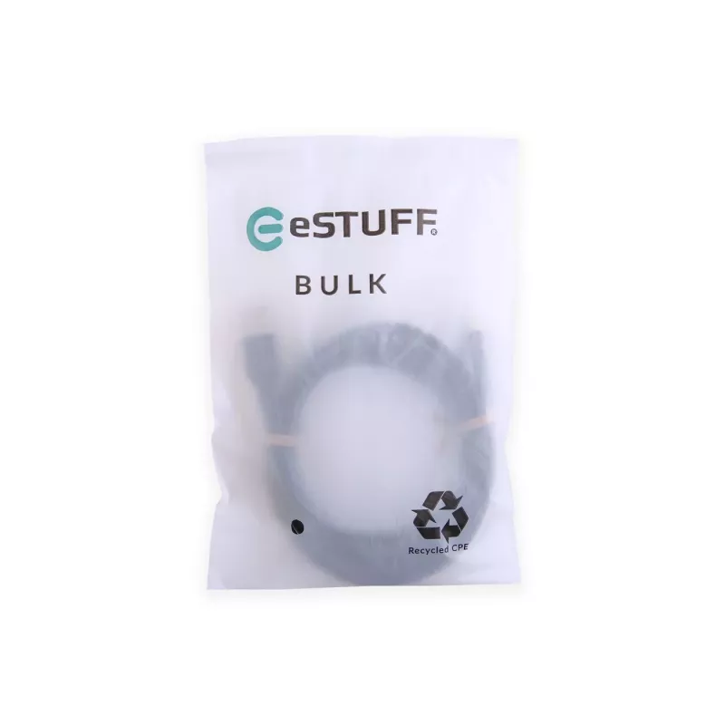eSTUFF ES605280-BULK USB-kaapeli USB 2.0 2 m USB C musta