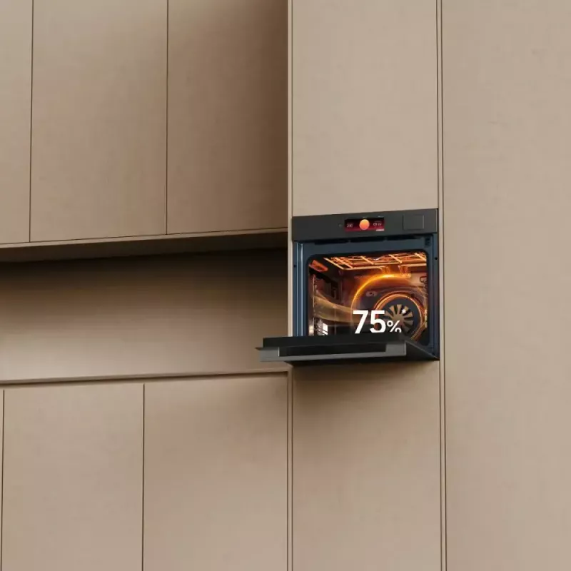 Kalusteisiin asennettava uuni Dreame OZ60 Pro Combi — 81 L, 60 cm, musta, energialuokka A++