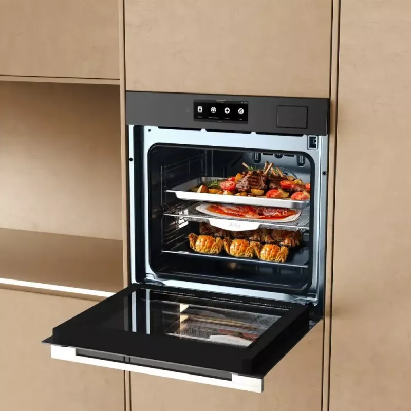 Kalusteisiin asennettava uuni Dreame OZ60 Pro Combi — 81 L, 60 cm, musta, energialuokka A++