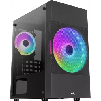 PC-kotelo Aerocool Atomic Lite Mini Tower musta