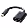 DELL 470-13627 videokaapeliadapteri 0,203 m 20-Pin DisplayPort FM Apple Mini-DisplayPort M musta