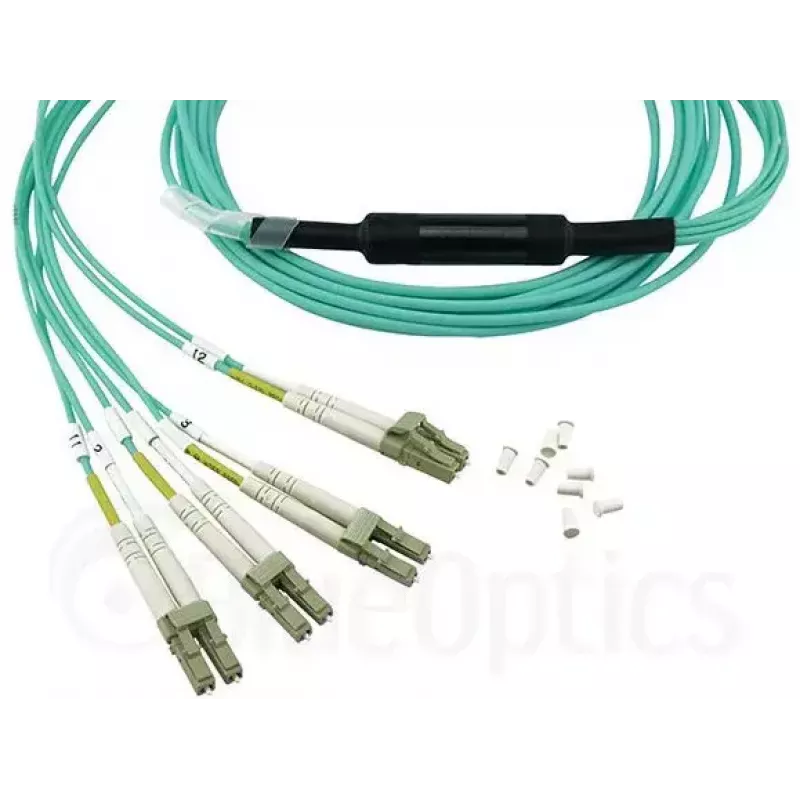 Glasfaserkabel BlueOptics MTP-4LC-M10M 10 m OM3 MTP–4×LC täysduplex