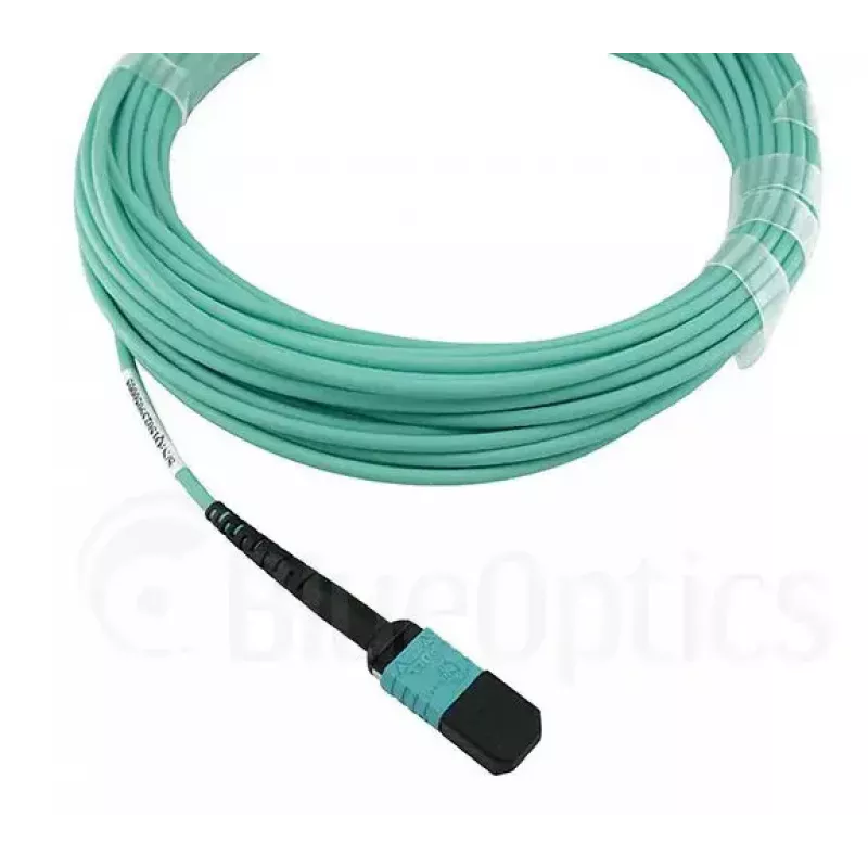 Glasfaserkabel BlueOptics OCTCABLE10M-SR 10 m OM3 MPO–4×LC aqua