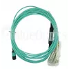 Glasfaserkabel BlueOptics OCTCABLE10M-SR 10 m OM3 MPO–4×LC aqua