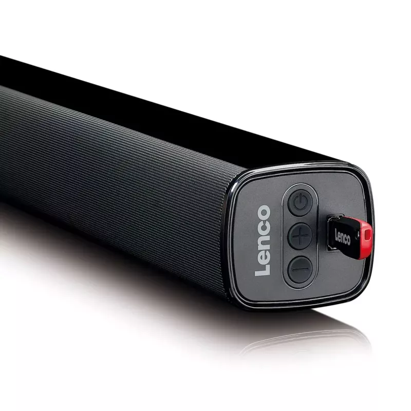 Soundbar-kaiutin Lenco SB-080BK musta 2.1 kanavaa 80 W