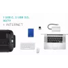 i-tec Metal USB-C Nano -telakka HDMI/VGA ja LAN + yleislaturi 77 W